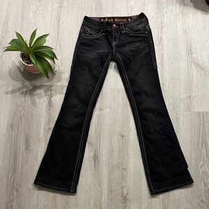 Rock Revival Black Flare Women's Jeans